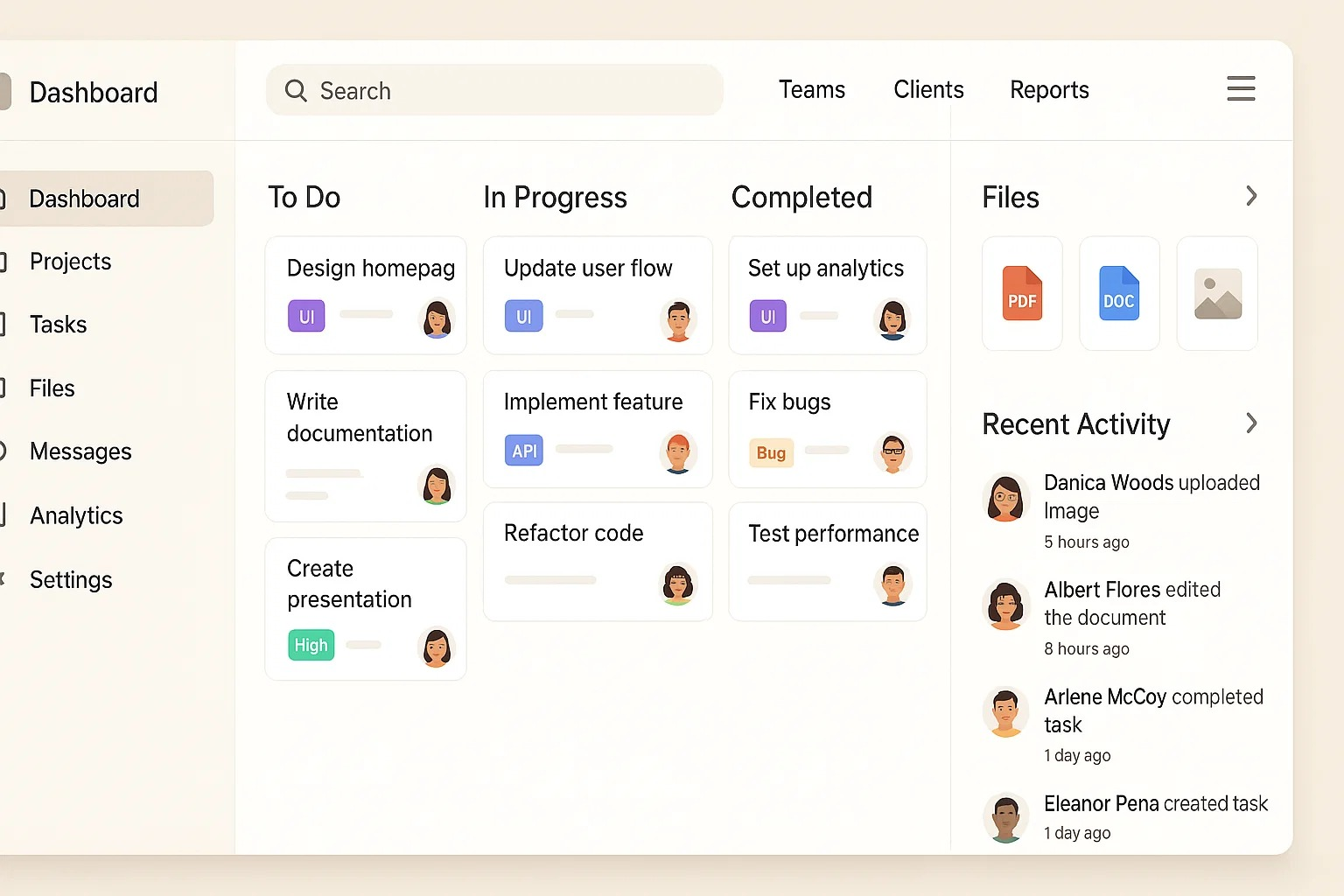 Centralised Workspace