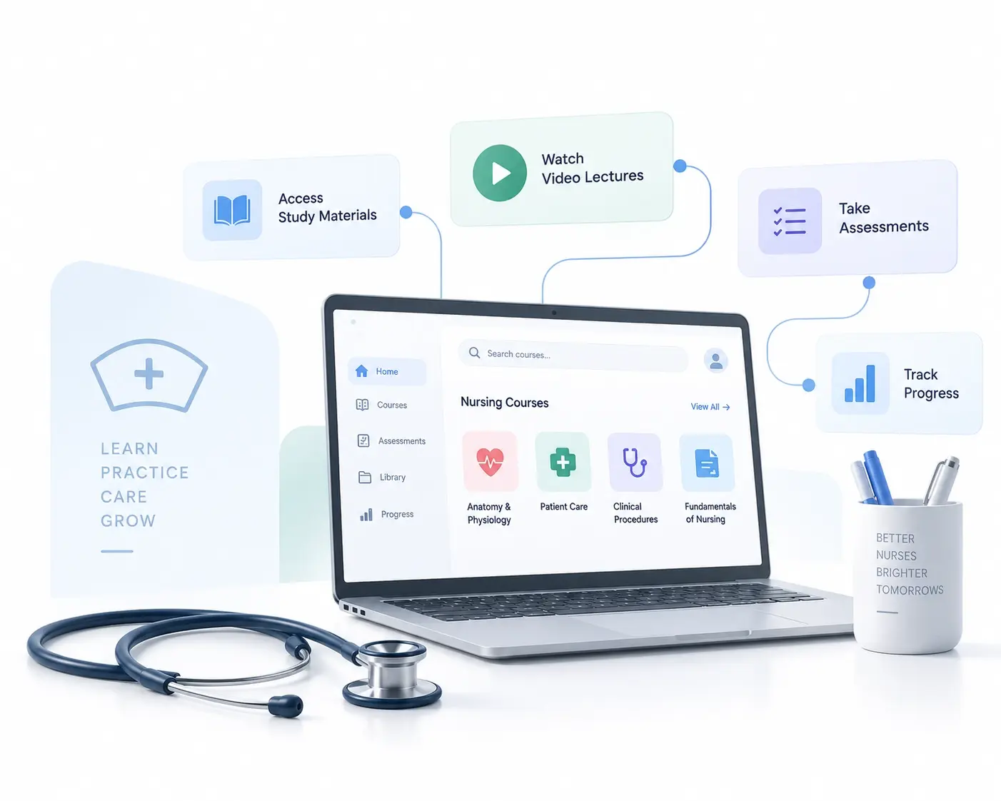 Simplifying Curriculum Access for a Nursing Institution
