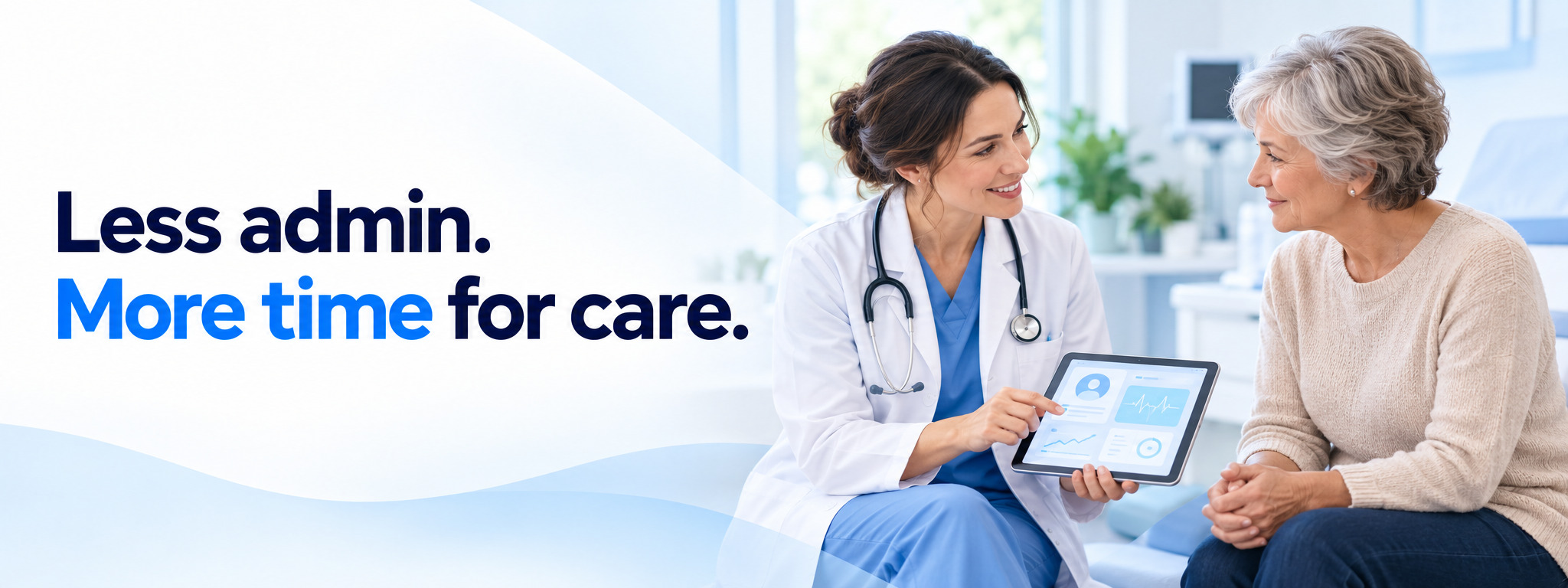 Doctor-patient consultation with digital care