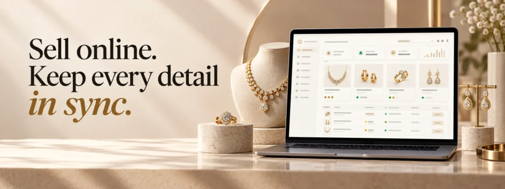 Jewelry ecommerce, beautifully in sync